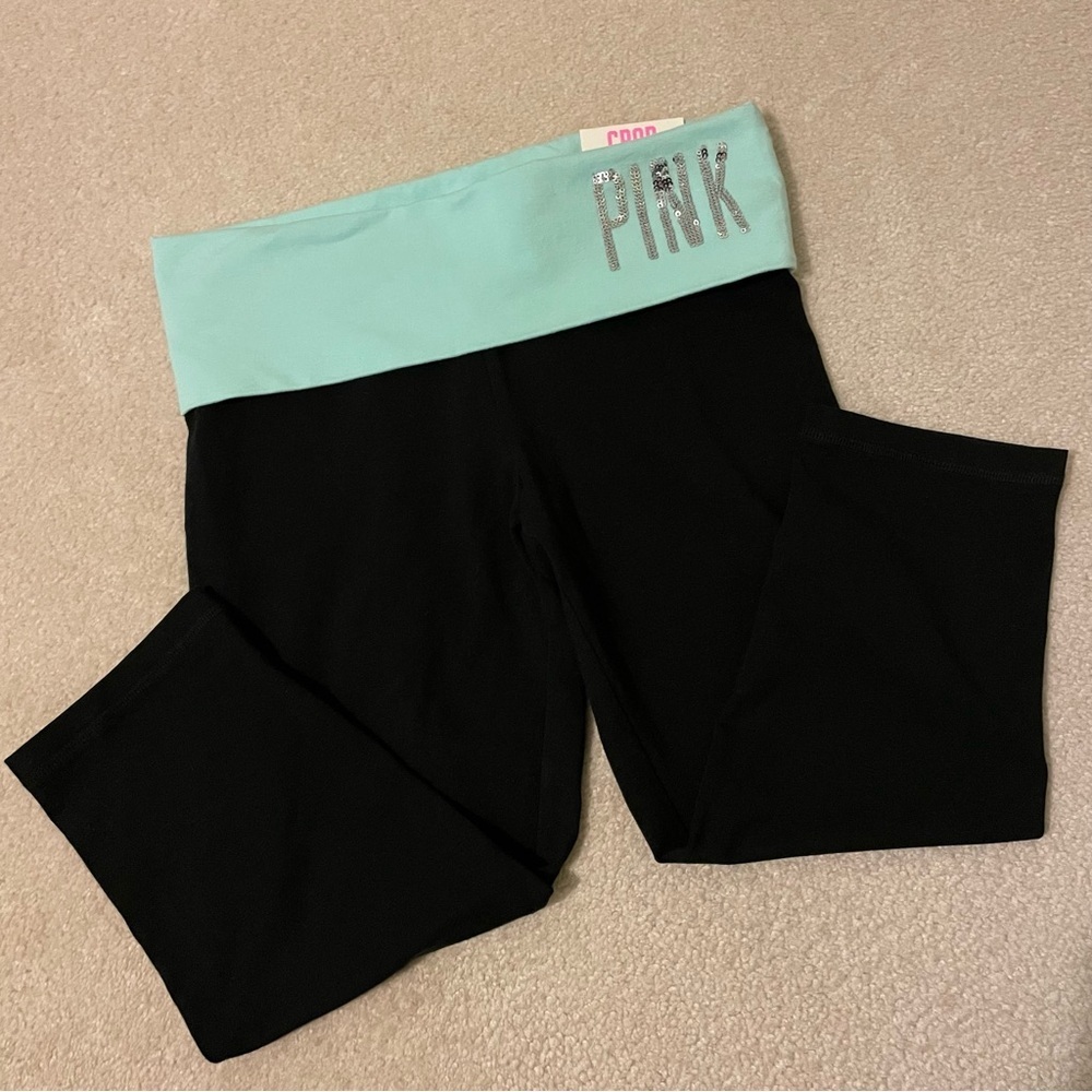 VS. PINK Y2K bling cropped leggings X-small NWT